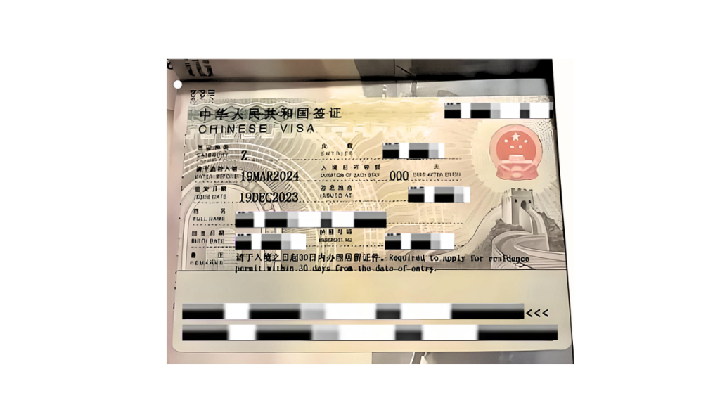 China Z Visa UK