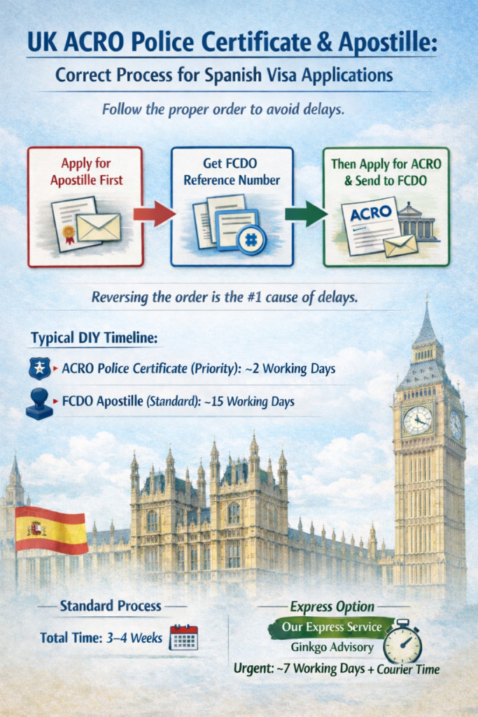 Spain Visa Applications from the UK (2026) ACRO Police Certificate