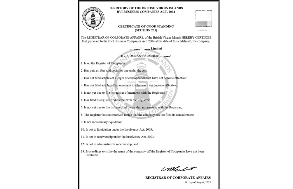 BVI Certificate of Good Standing_Certified true copy
